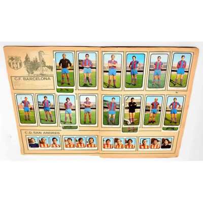 ALBUM DE CROMOS RUIZ ROMERO LIGA FUTBOL 1974