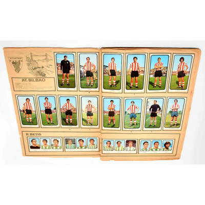ALBUM DE CROMOS RUIZ ROMERO LIGA FUTBOL 1974