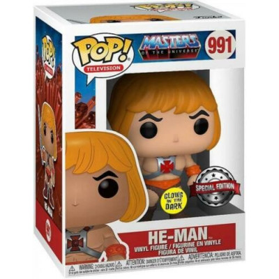 FIGURA Y CAMISETA FUNKO POP TEES MASTERS OF THE UNIVERSE HE-MAN