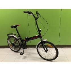 BICICLETA NEGRA PLEGABLE 20
