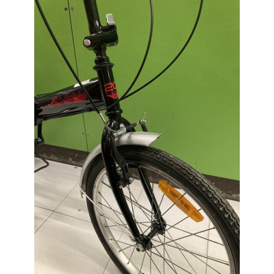 BICICLETA NEGRA PLEGABLE 20