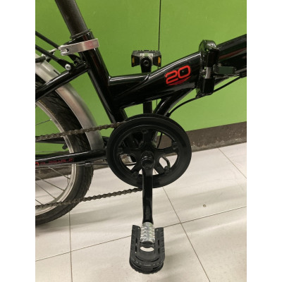 BICICLETA NEGRA PLEGABLE 20