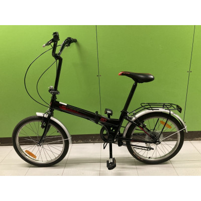 BICICLETA NEGRA PLEGABLE 20