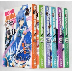 COLECCION MANGA KONOSUBA 6 TOMOS