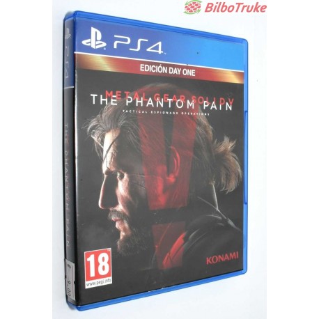 VIDEOJUEGO PS4 METAL GEAR SOLID V THE PHANTOM PAIN ED DAY ONE