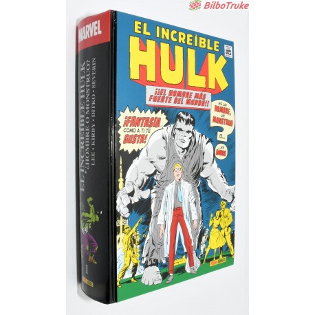 LIBRO COMIC MARVEL EL INCREIBLE HULK HOMBRE O MONSTRUO