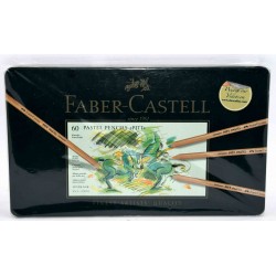 ESTUCHE LAPICES FABER CASTELL PASTEL PENCILS PITT 60 COLOUR PENCILS