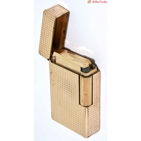 MECHERO DUPONT DORADO DECORATIVO GRABADO