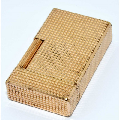 MECHERO DUPONT DORADO DECORATIVO GRABADO