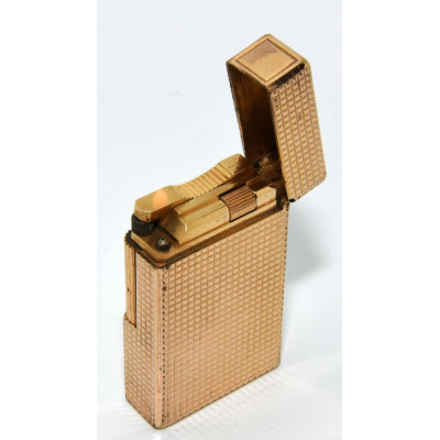 MECHERO DUPONT DORADO DECORATIVO GRABADO