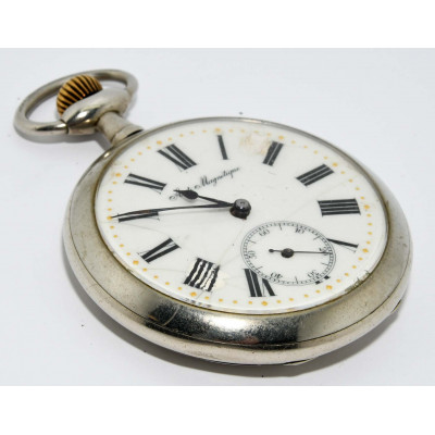 RELOJ DE BOLSILLO MECANICO DE DOS TAPAS ANTIMAGNETIQUE