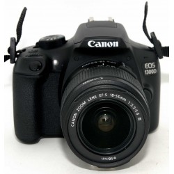 CAMARA REFLEX DIGITAL CANON EOS 1300D + CANON 18-55