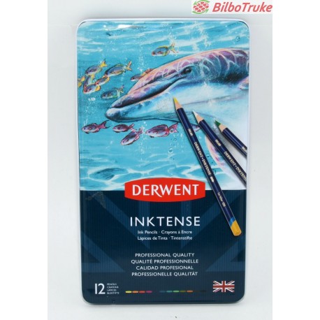 ESTUCHE x12 LAPICES DE TINTA DERWENT INKTENSE