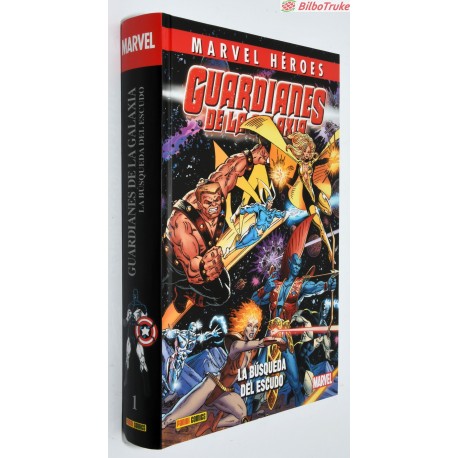 LIBRO COMIC MARVEL GUARDIANES DE LA GALAXIA - LA BUSQUEDA DEL ESCUDO