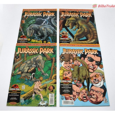 JURASSIC PARK - EL COMIC - COMPLETA 4 TOMOS