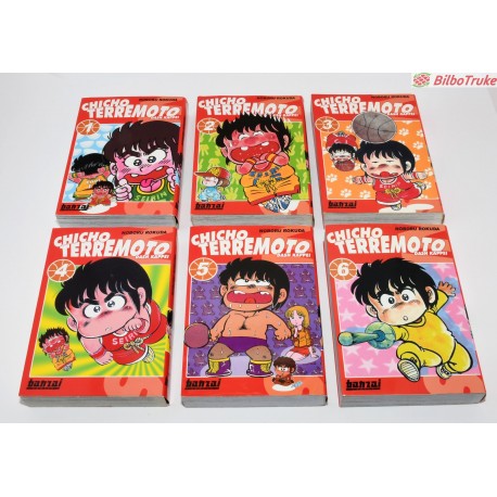 COLECCION MANGA CHICHO TERREMOTO - 6 TOMOS