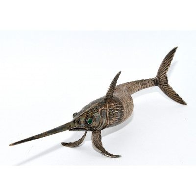 FIGURA METALICA PEZ ESPADA