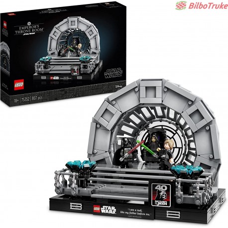 LEGO 75352 STAR WARS DIORAMA SALA DEL TRONO DEL EMPERADOR