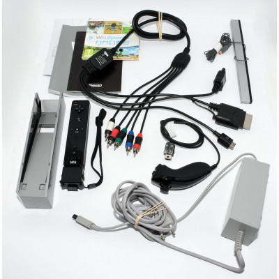 CONSOLA WII NEGRA CON MANDO