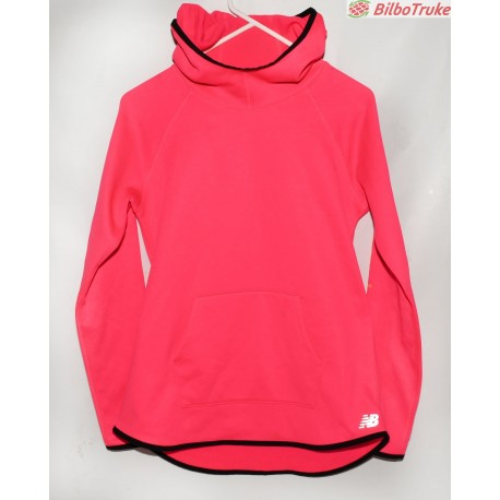 SUDADERA NEW BALANCE ROSA