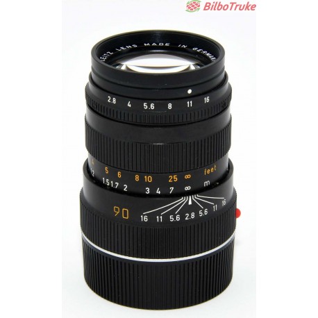 OBJETIVO PARA CAMARA VINTAGE TELE ELMARIT 90MM 2.8 LEICA M (1987)
