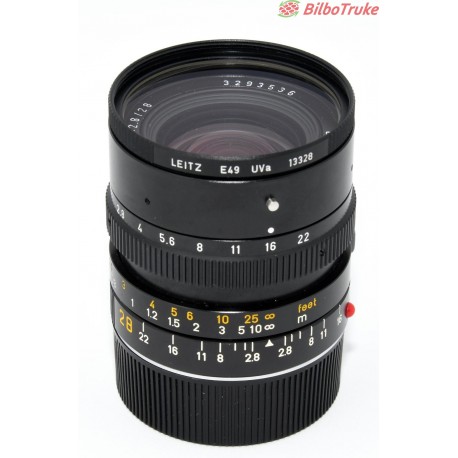 OBJETIVO PARA CAMARA VINTAGE ELMARIT 28MM 2.8 V3 SERIE III (1983)