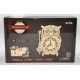 MAQUETA DE MADERA ROKR OWL CLOCK LK503