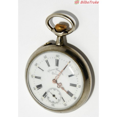 RELOJ DE BOLSILLO MECANICO BESANÇON ESPIRAL