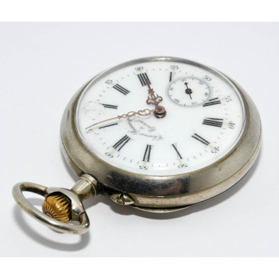 RELOJ DE BOLSILLO MECANICO BESANÇON ESPIRAL