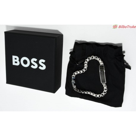 PULSERA PLACA HUGO BOSS