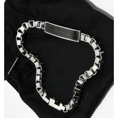 PULSERA PLACA HUGO BOSS