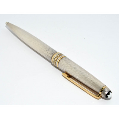 BOLIGRAFO MONTBLANC MEISTERSTUCK SOLITAIRE PLATA 925