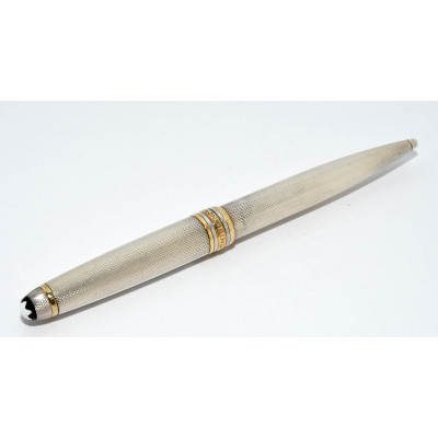 BOLIGRAFO MONTBLANC MEISTERSTUCK SOLITAIRE PLATA 925