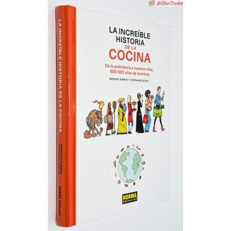 LIBRO COMIC LA INCREIBLE HISTORIA DE LA COCINA