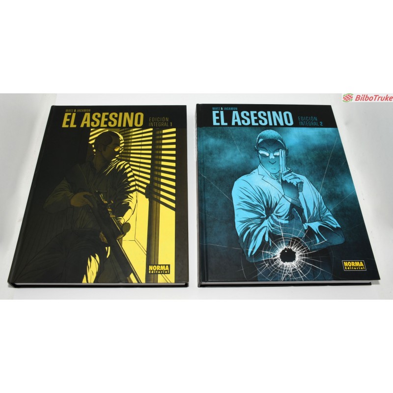 LIBRO COMIC EL ASESINO INTEGRAL 1 Y 2|BILBOTRUKE SEGUNDA MANO