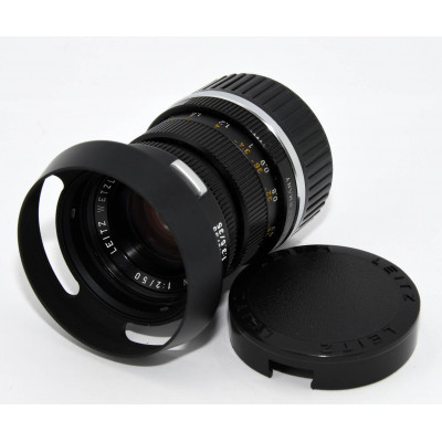 OBJETIVO PARA CAMARA VINTAGE LEICA SUMMICRON 50MM V2 F211817 BLACK EDITION 1973