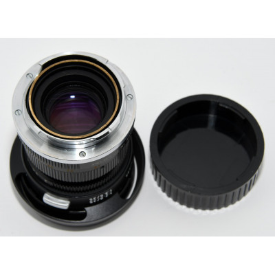 OBJETIVO PARA CAMARA VINTAGE LEICA SUMMICRON 50MM V2 F211817 BLACK EDITION 1973