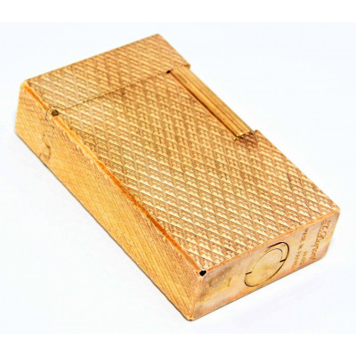 MECHERO DUPONT DORADO DECORATIVO GRABADO