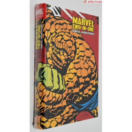 COMIC MARVEL TWO IN ONE ¡GRITA MONSTRUO!