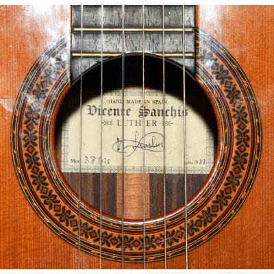 GUITARRA CLASICA VICENTE SANCHIS 38 BIS