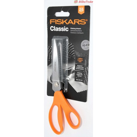 TIJERAS FISKAR CLASSIC DENTADAS