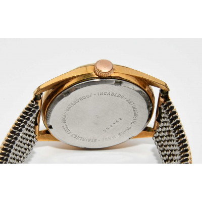 RELOJ MECANICO EDOX 17J INCABLOC DORADO