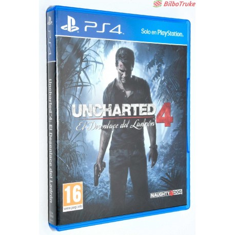 VIDEOJUEGO PS4 UNCHARTED 4