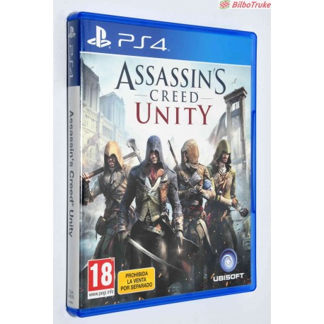 VIDEOJUEGO PS4 ASSASSINS CREED UNITY