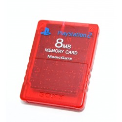 MEMORY CARD PS2 8MB SONY ROJA