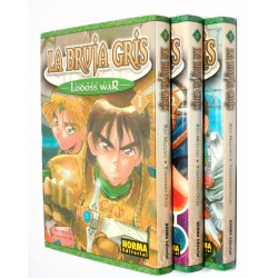 COLECCION MANGA LA BRUJA GRIS - 3 TOMOS