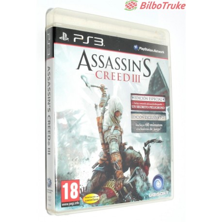 VIDEOJUEGO PS3 ASSASSINS CREED 3