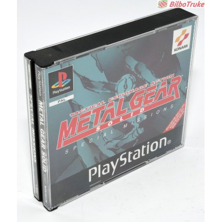 VIDEOJUEGO PSX METAL GEAR SOLID SPECIAL MISSIONS