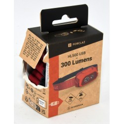 LINTERNA FRONTAL DECATHLON FORCLAZ HL500 USB