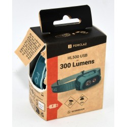 LINTERNA FRONTAL DECATHLON FORCLAZ HL500 USB